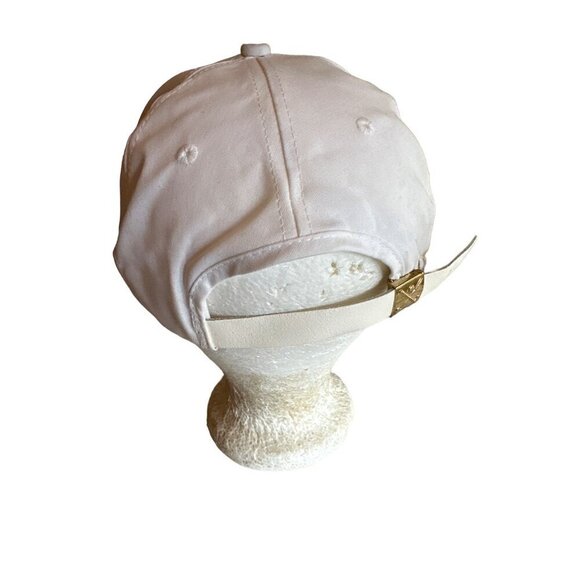 Allison Transmission White Trucker Hat Red Embroidery Rope Adjustable Vintage 80 - Picture 3 of 5